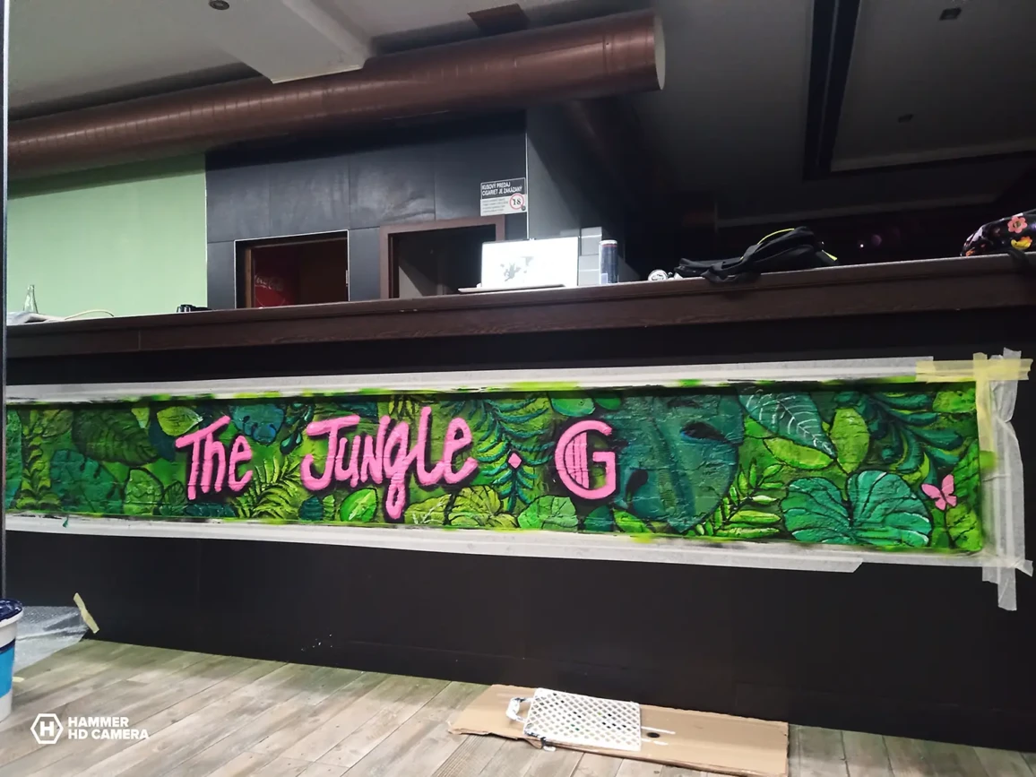 Malba na stenu Bar Jungle G 11