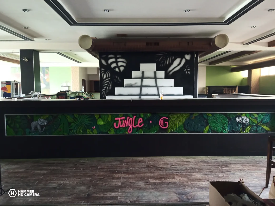 Malba na stenu Bar Jungle G 25