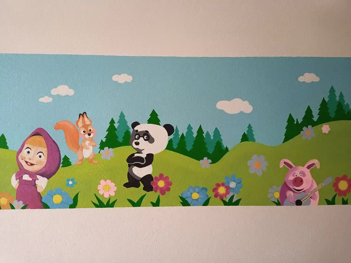 Malba na stenu Pediatria v Humennom 14