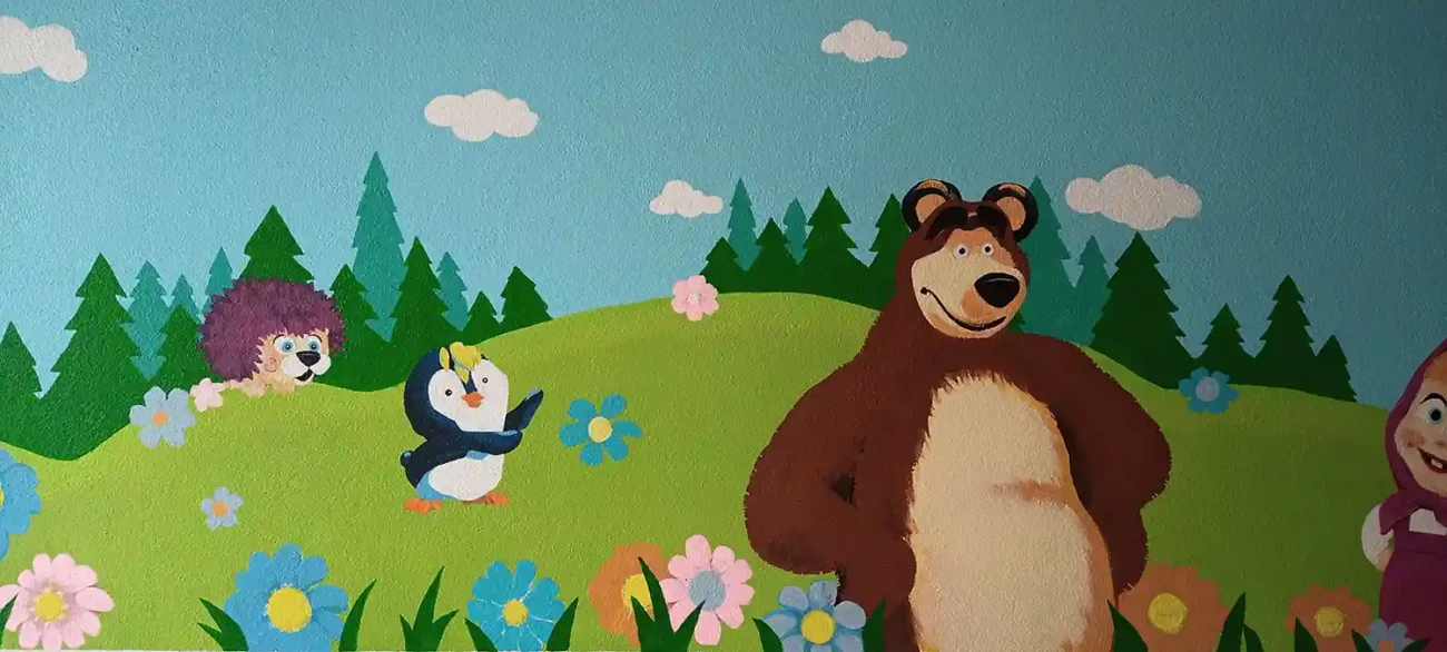 Malba na stenu Pediatria v Humennom 16