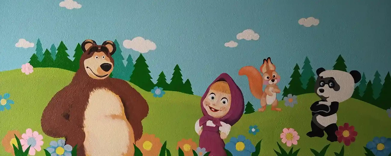 Malba na stenu Pediatria v Humennom 17