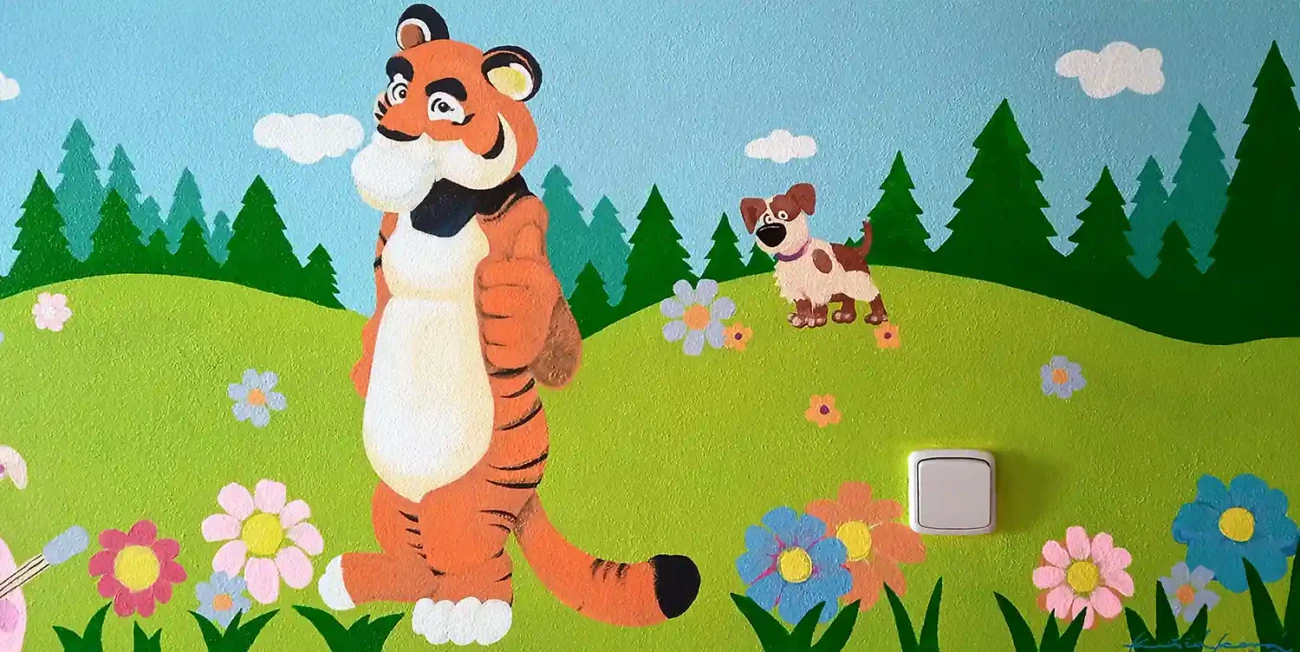 Malba na stenu Pediatria v Humennom 19