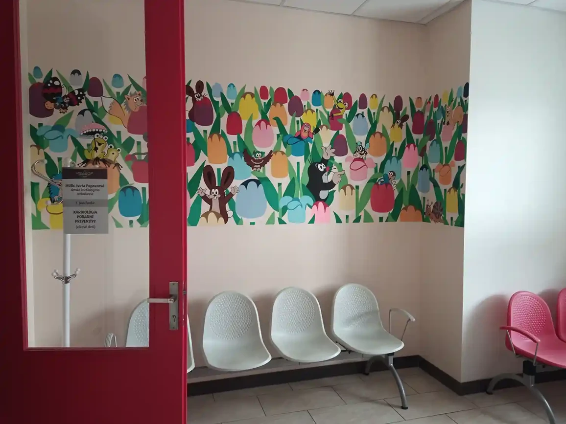 Malba na stenu Pediatria v Humennom 8